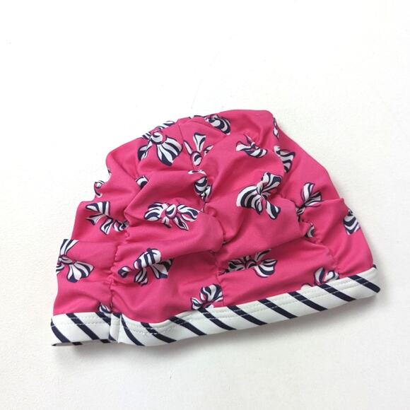 Janie and Jack Swim Cap Girls Size 2-3T Pink Bow 2017 - Picture 2 of 4